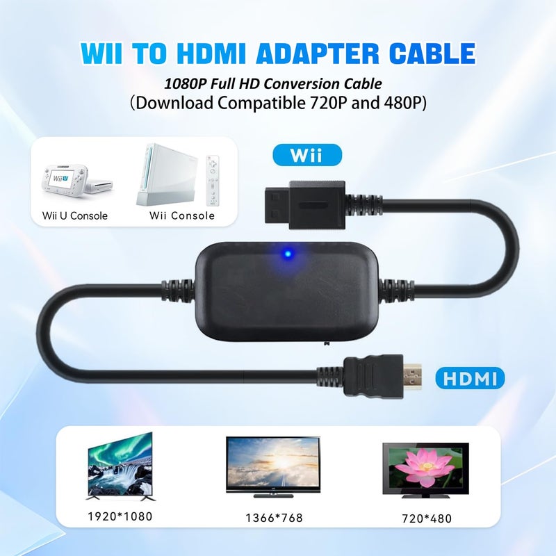 ROKO HDTV Cable for Wii/Wii U (HDTV for Wii) - Image 2